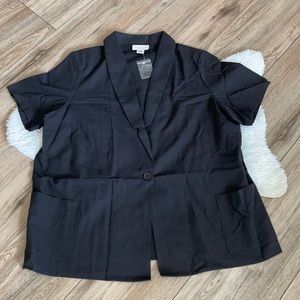 NWOT Brylane Womens short Sleeve Jacket